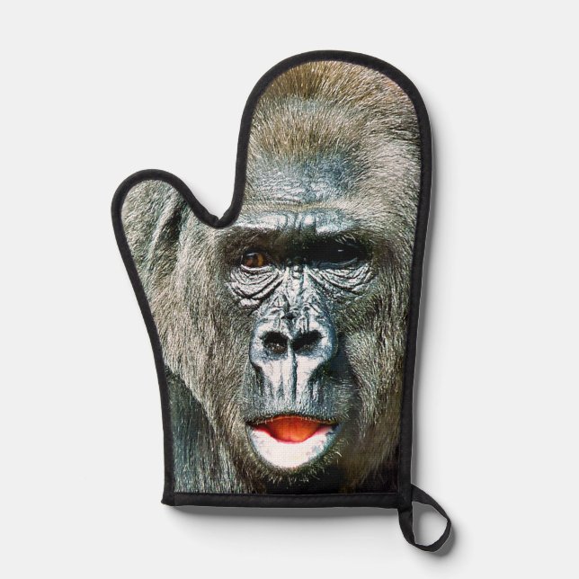 FUNNY CUTE GORILLA OVEN MITT (Front)