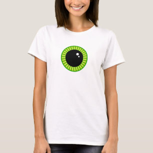 Funny Cute Green Eyeball T-Shirt
