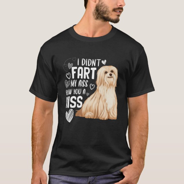 Funny Cute Havanese Dog Don't Fart Puppy Lover T-Shirt (Front)