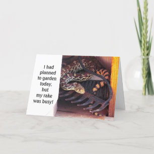 Funny Cute Herp Friendship - Sonoran Gopher Snake Card