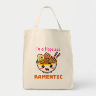 Funny Cute Kawaii Ramen Japanese Noodles Lover Tote Bag