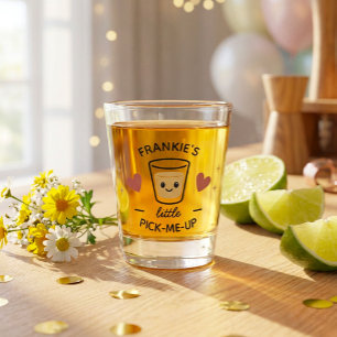 Funny Cute Little Pick-Me-Up Custom Name Shot Glass