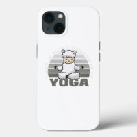 Funny cute llama doing yoga. funny yoga poses