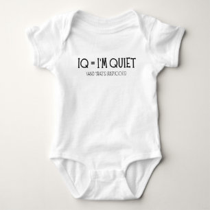 Funny Cute Math Baby Saying Bodysuit