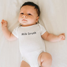 Funny Cute Milk Drunk Quote Kids Welcome 