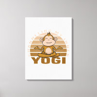 Funny cute monkey doing yoga. funny yoga poses