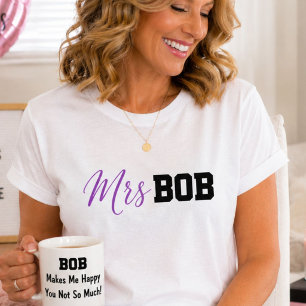Funny Cute Newly Wed Honeymoon Mrs New Wife T-Shirt