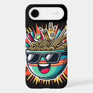 Funny Cute Noodle Cartoon Ramen Bowl