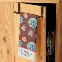 Funny Cute Owls Pattern Personalised Quote or Name