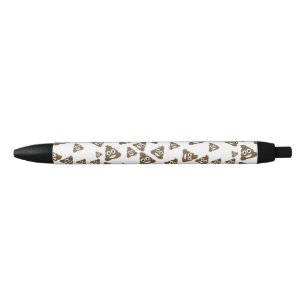 Funny Cute Poop Emoji Pattern Blue Ink Pen