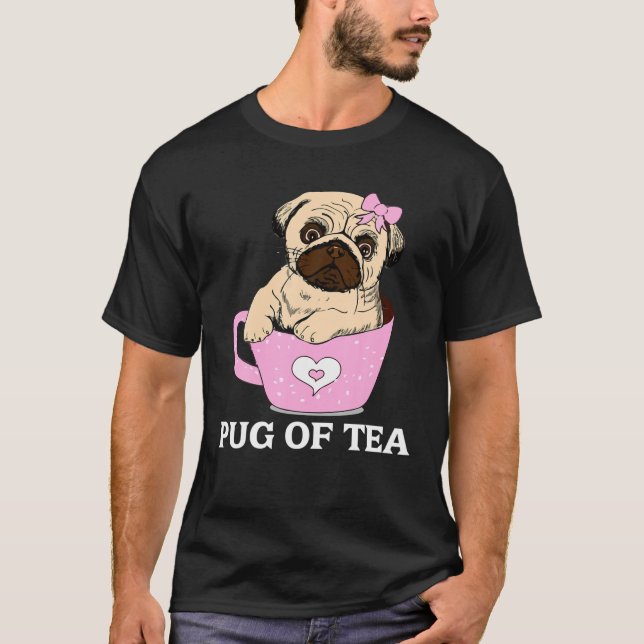 Funny Cute Pug Dog Lover Dog Breed Animal Pet Pug T-Shirt (Front)