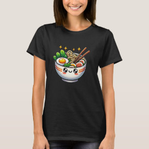 Funny Cute Ramen Noodles Japanese Food Ramen Lover T-Shirt