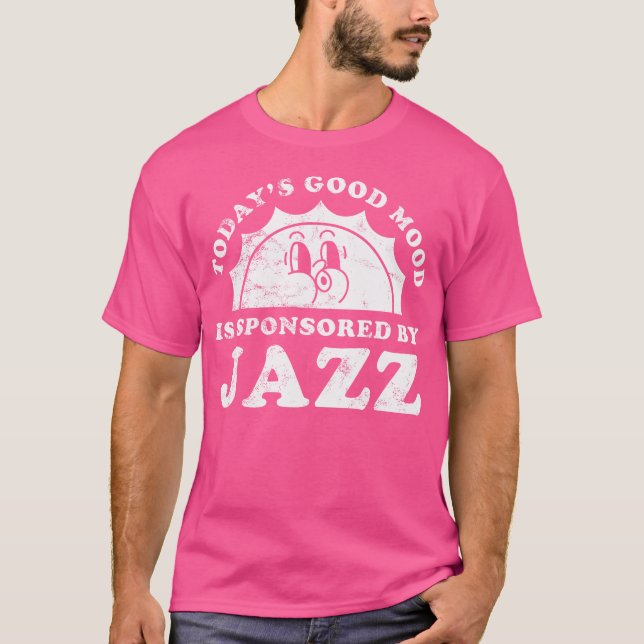 Funny Cute Retro Vintage Jazz T-Shirt (Front)