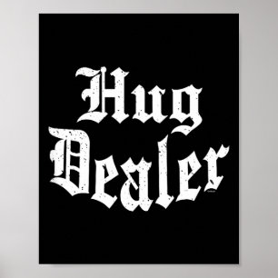 Funny Cute Sensitive Feet Hug Merchant Valentine's Poster