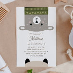Funny cute sheep animal. kids baby zoo birthday invitation<br><div class="desc">Kids or baby zoo birthday party Invitation with funny cute sheep animal. Please contact me if you need additional items.</div>