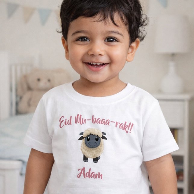 Funny cute Sheep Eid Adha funny Baby Clothes  T-Shirt (Creator Uploaded)