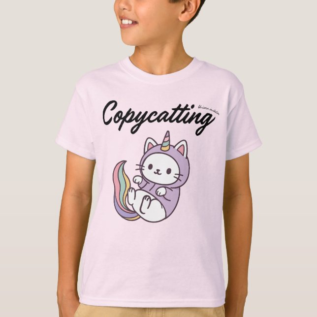 Funny Cute simple design for cat lover T-Shirt (Front)