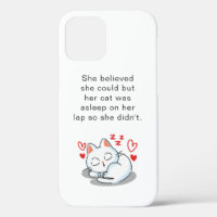 Funny Cute Sleeping Cat Quote For Cat Lovers