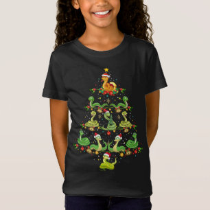 Funny Cute Snake Animal Lover Xmas Gift Snake Chri T-Shirt