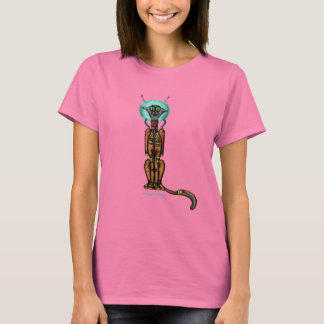 Funny cute space cat t-shirt design