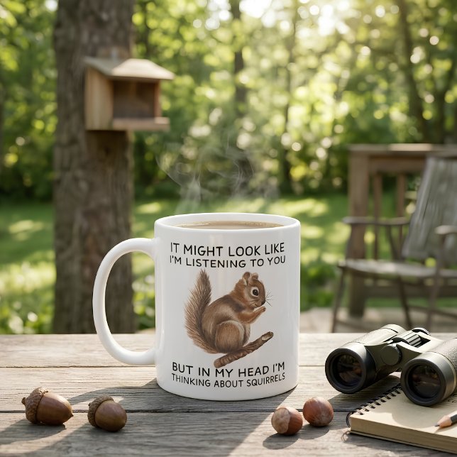 Funny Cute Squirrel Lover Coffee Mug (Creator Uploaded)