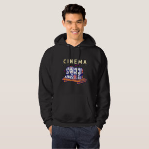 Funny Cute Sushi Couple Watching Home Cinema Hoodie
