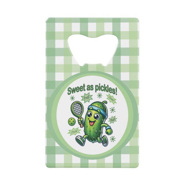 Funny Cute Sweet as Pickles Pickleball (Front)