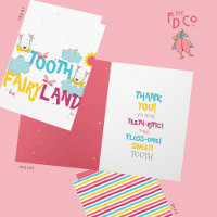 Funny Cute Thank You From Tooth Fairy Land