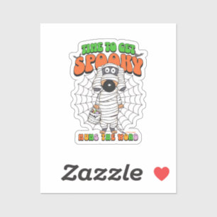 Funny Cute Time to get Spooky Mummy