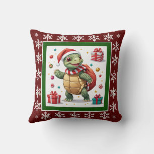 Funny Cute Trendy Stylish Elegant Santa Claus Cushion