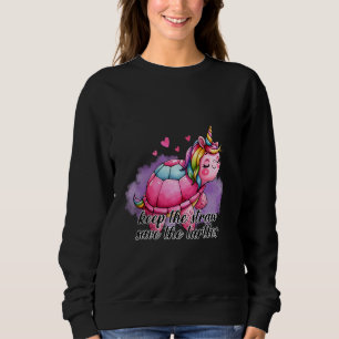 Funny & Cute Turtle Lover Graphic - Hawaiian Sea T Sweatshirt
