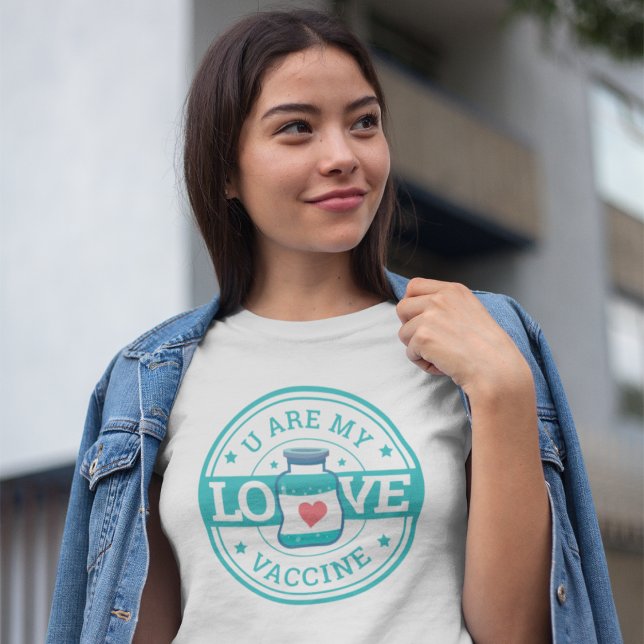 Funny Cute Valentine Covid-19 Vaccine T-Shirt (Creator Uploaded)