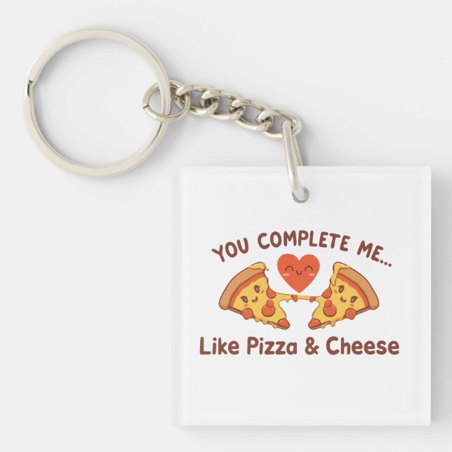 Funny & Cute Valentine’s Day Gift Key Ring (Front)