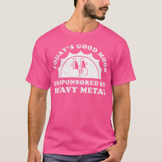 Funny Cute Vintage Retro Heavy Metal Or Heavy Meta T-Shirt