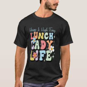 funny cute women lunch lady tee school cafeteria l