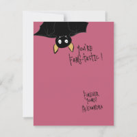 Funny Cute You’re Fangtastic Bat Pun 