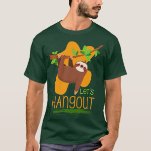 Funny Cute Zoo Animal Zoo Keeper Sloth T-Shirt