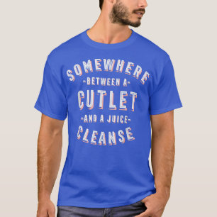 Funny Cutlet and a Juice Cleanse Meat Lover Vegan T-Shirt