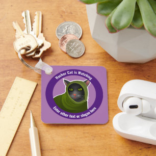 Funny Cyber Fraud Awareness - Hackers are Watching Key Ring