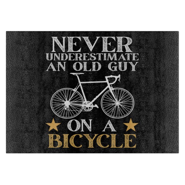 Funny Cycling Biker Humour Cutting Board (Front)