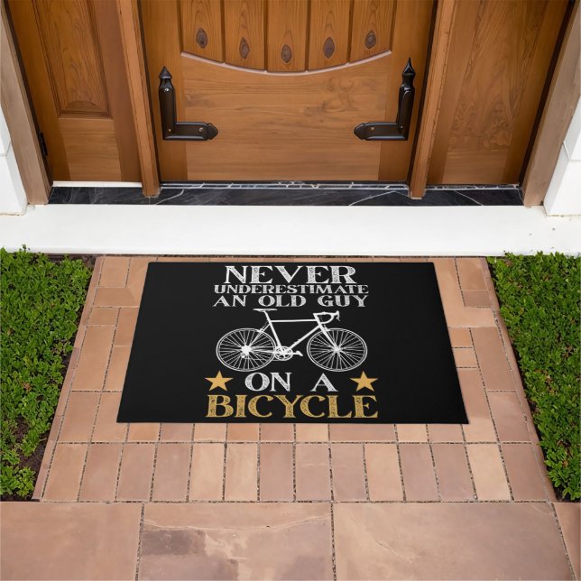 Funny Cycling Biker Humour Doormat (Outdoor)
