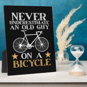 Funny Cycling Biker Humour Plaque