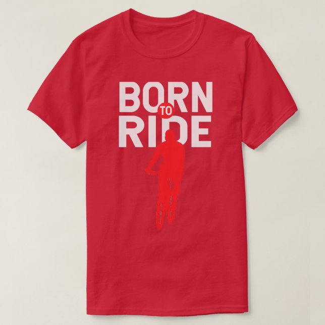 Funny Cycling Design T-Shirt (Design Front)