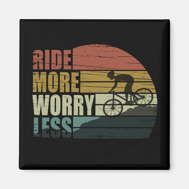 funny cycling quote magnet (Front)