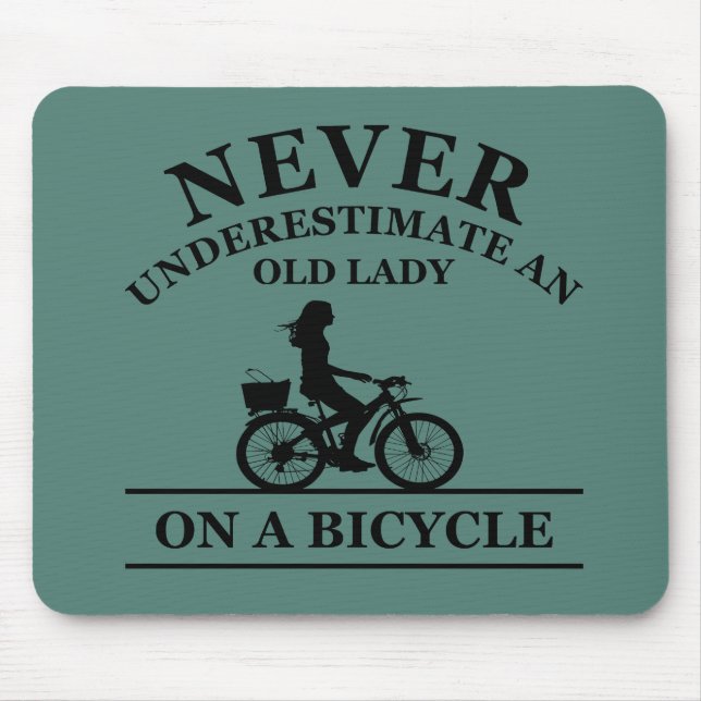 funny cycling quote mouse pad (Front)