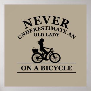 funny cycling quote poster