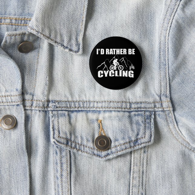 funny cycling quotes 6 cm round badge (In Situ)