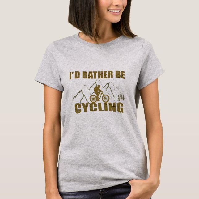 Funny cycling quotes T-Shirt (Front)
