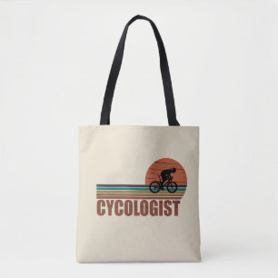 Funny Cycling Retirement - Vintage Cycologist Tote Bag