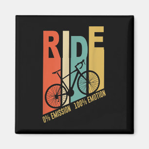Funny Cyclist Bicycle Gift Environmental Protectio Magnet